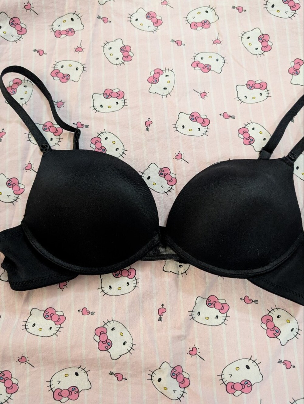 Shirley of Hollywood Black Pushup Bra 32B
